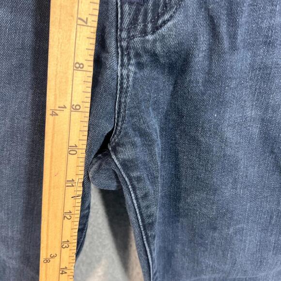 AG Adriano Goldschmied Everett Slim Straight Jeans Men's Size 30x31 Dark Blue - Picture 7 of 10